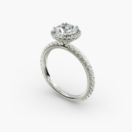Round Aurora Engagement Ring
